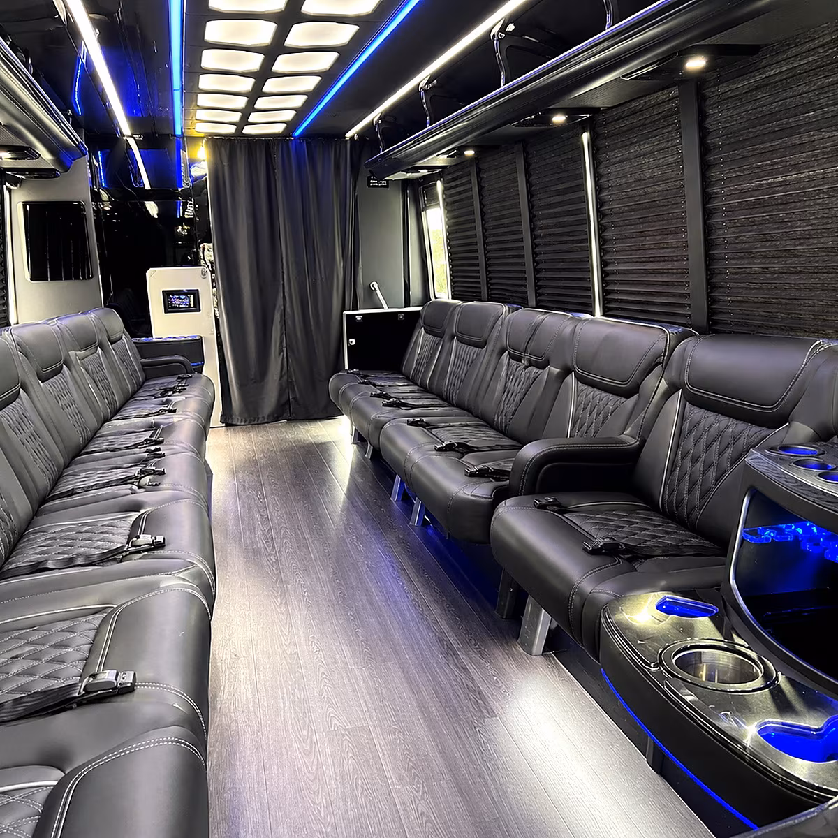 colton prom homecoming party bus rental