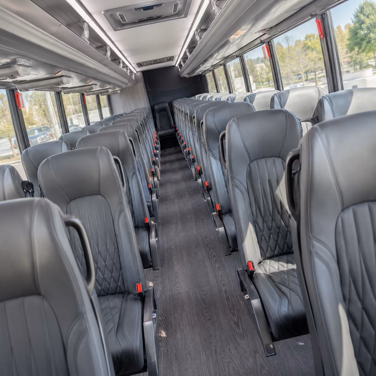 colton wedding transportation onboard seating