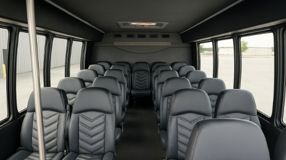 colton 15 passenger minibus inside