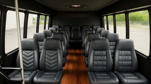colton 25 passenger minibus inside