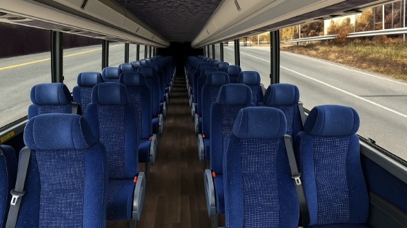 colton 35 passenger minibus inside