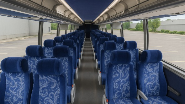 colton 50 passenger charter bus rental